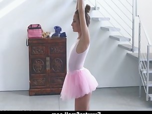 ExxxtraSmall - Tiny Ballerina Fucks Her Instructor!