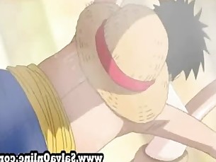 One Piece Hentai - Luffy heats up Nami_1