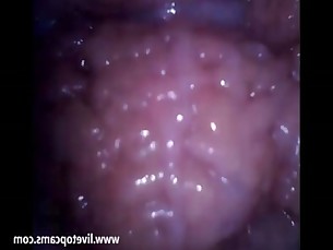 girl cums filmed from inside a vagina at livetopcams pt2