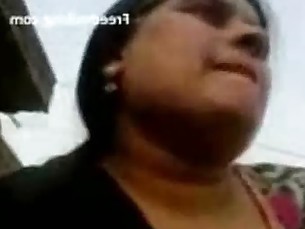 Desi Indian Maami ( Aunty ) BelowJob &_ Fuck With Boy On Terrace