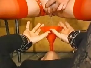 nice femdom pissing