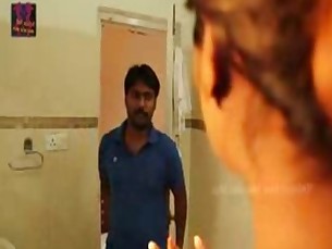 telugu Hot Young Girl Hot Romance in Bathroom