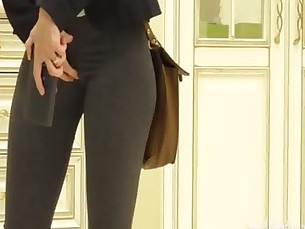 tight pants and Camel toe